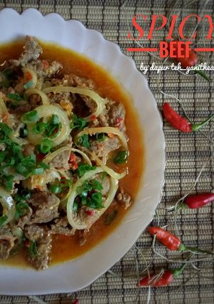 Foto resep Spicy Beef AKA Tumis Daging Seuhah 😆