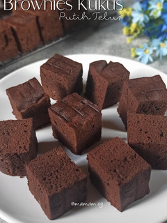 Foto resep Brownies Kukus Putih Telur