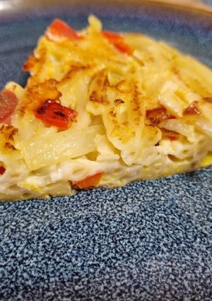 Una foto de Tortilla de fideos