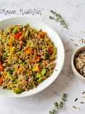 Riso Basmati 3 Colori con Verdure Croccanti