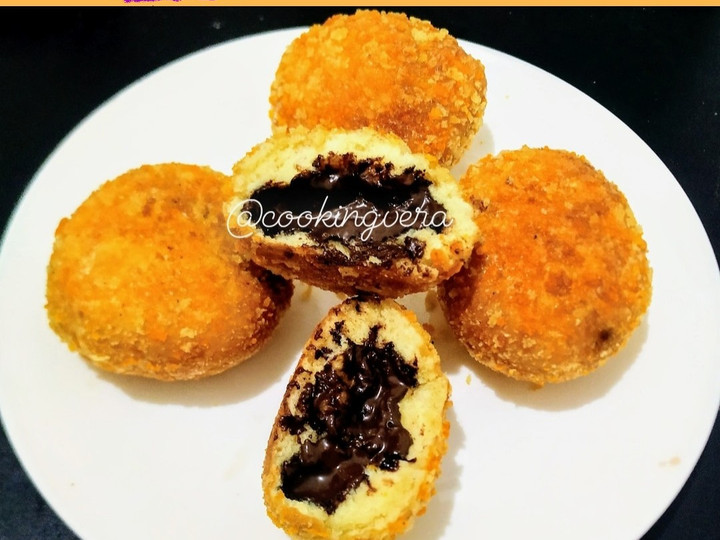 Standar Resep  buat Roti Goreng Coklat Lumer yang spesial