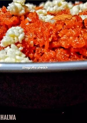 A picture of Gajar ka halwa.