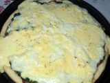 Pizza de Espinacas y Salsa Blanca