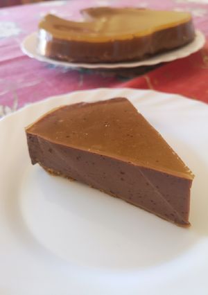 Una foto de Tarta de chocolate y naranja