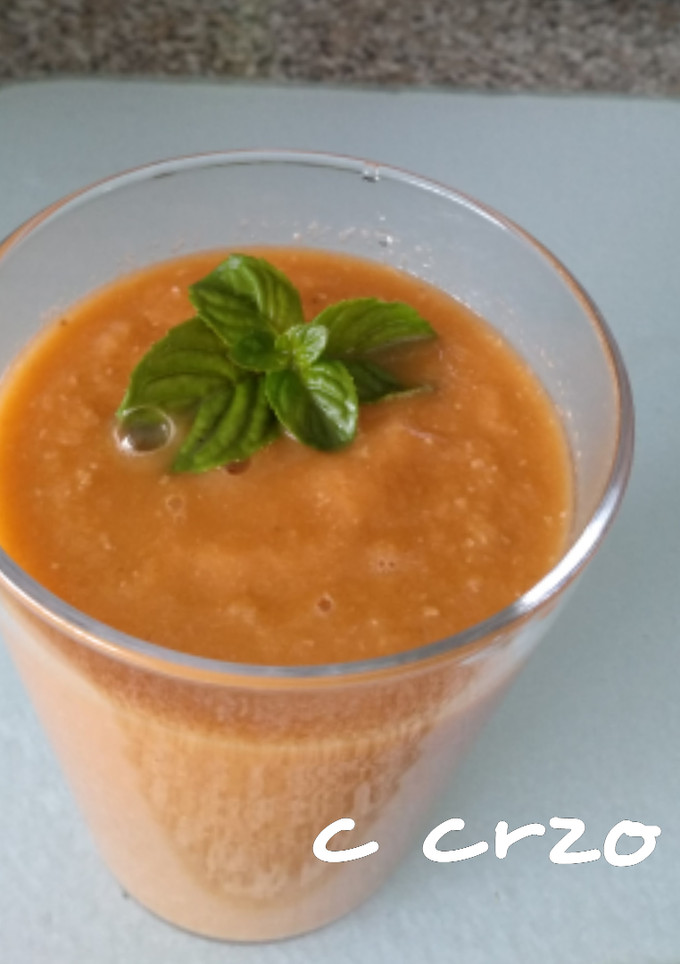 Una foto de Smoothie de zanahoria