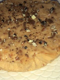 Una foto de Tarta de turrón blando sin horno