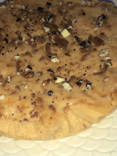 Una foto de Tarta de turrón blando sin horno