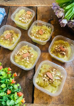 Foto resep Klappertaart Creamy Matcha