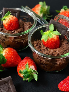 Foto de Mousse de Chocolate saudável de dois ingredientes 🤎