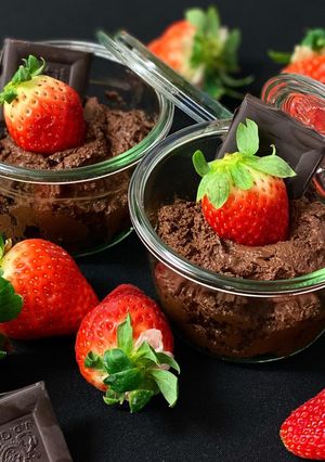Foto de Mousse de Chocolate saudável de dois ingredientes 🤎