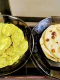 Egg Malai Korma and Naan