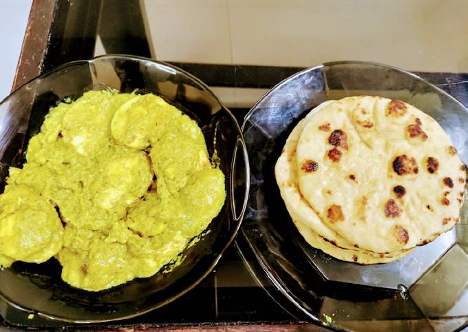 Egg Malai Korma and Naan