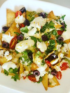 Una foto de Totopos para nachos keto