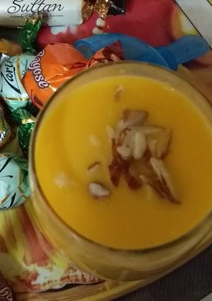 A picture of Mango shake.