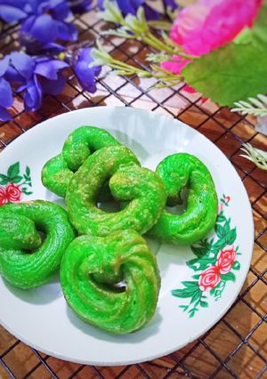 Foto resep 52. Churros Pandan Enak Renyah