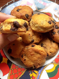 Foto resep Chocolate Chip Scones (Sugar Free)