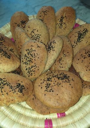 صورة لوصفة خبيزات بالفارينة الكاملة