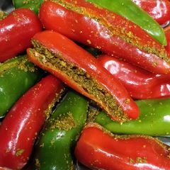 A picture of Mirch ka achar.