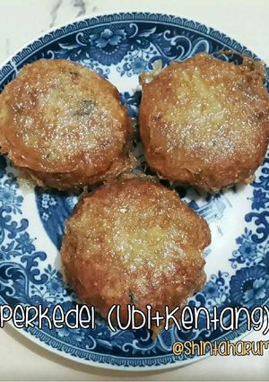 Foto resep Perkedel (kentang+ubi)