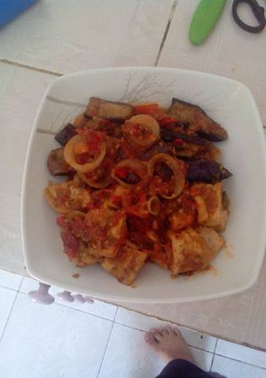 Foto resep Tahu terong balado