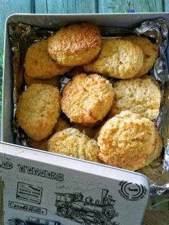 Una foto de Galletas de coco sin harinas, sin azúcar
