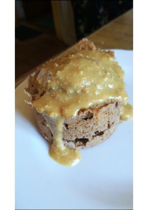 Una foto de Mug cake cetogénico 5 minutos