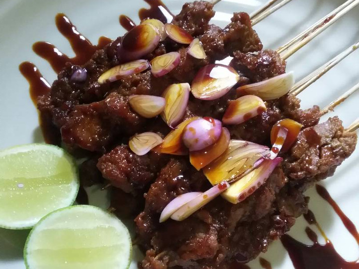 Bagaimana Menyiapkan Sate kambing bumbu kecap Anti Gagal