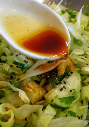 A picture of Soy Sesame Tabasco Salad Dressing.