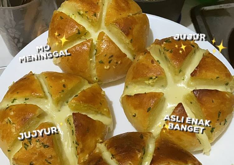 Resep Korean Garlic Cheese Bread (tanpa cream cheese), Bikin Ngiler