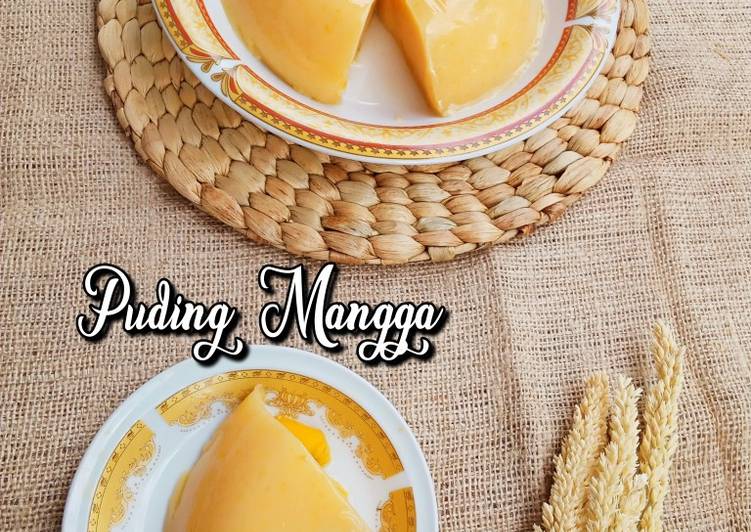 Resep Puding Mangga 🥭🍮 Anti Gagal