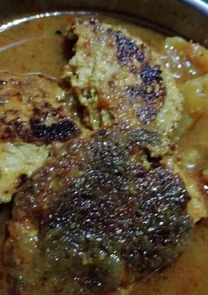 A picture of Pumpkin seeds curry.