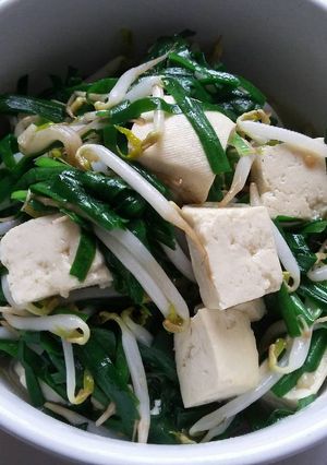 Foto resep Sayur kucai+Toge dan Tahu