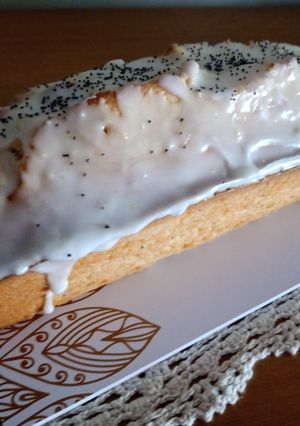Una foto de Budín de limón y amapola al aceite