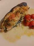 Sgombro farcito al forno