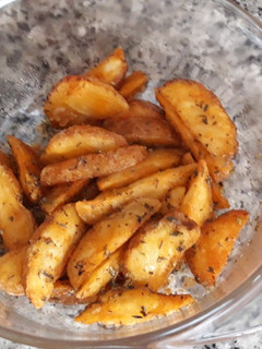 Una foto de Patatas al microondas