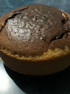 Una foto de Bizcochuelo marmolado Vegano