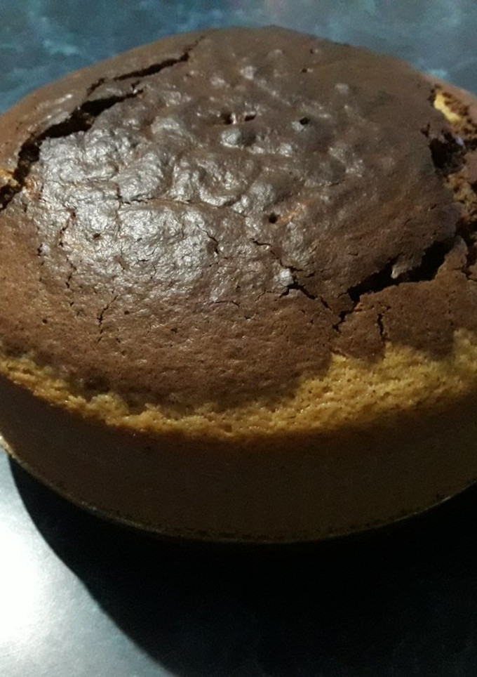 Una foto de Bizcochuelo marmolado Vegano