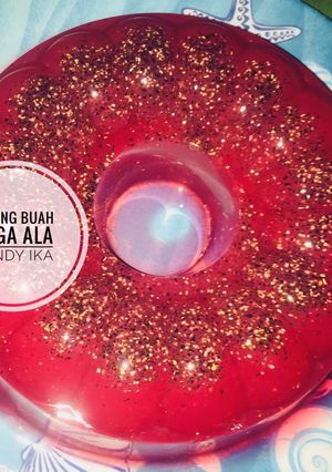 Foto resep Puding buah naga