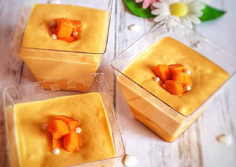 Steps to Prepare Homemade Mango mousse