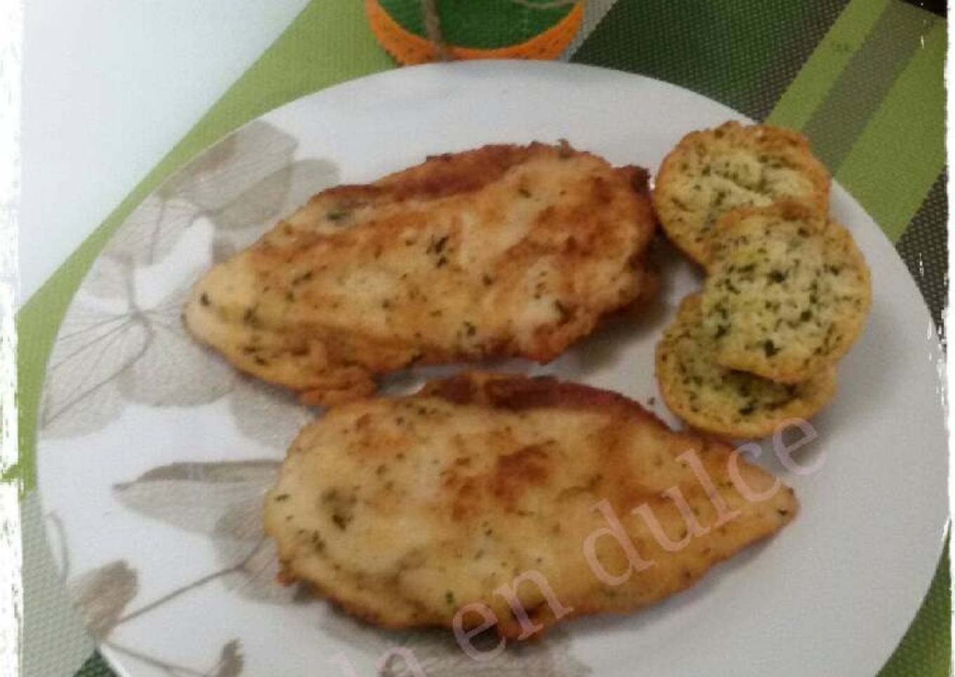 Filetes de pechuga de pollo rellenos