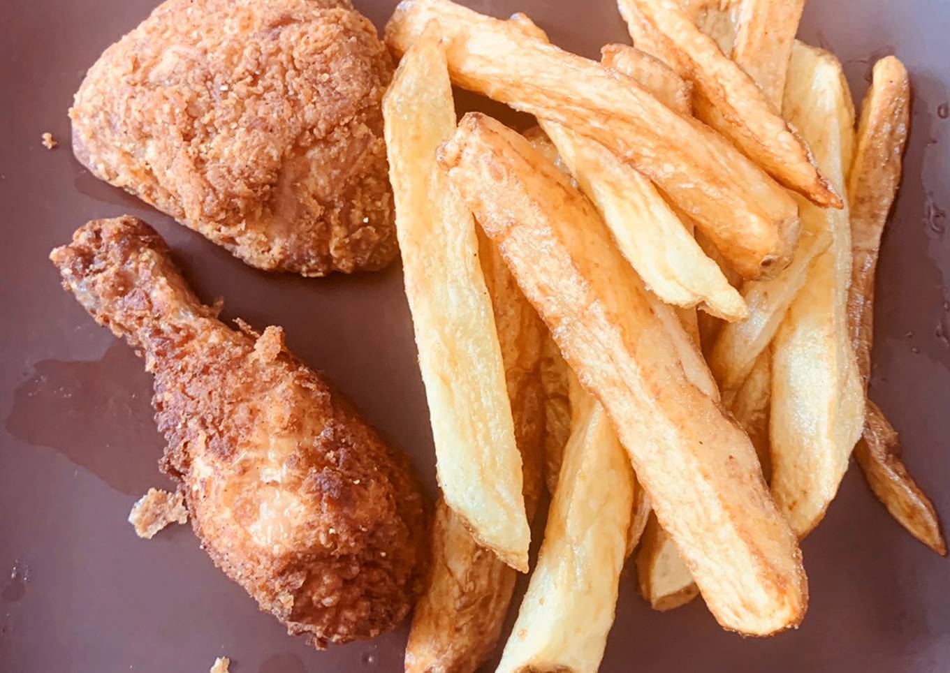 Fried Chicken and Chips