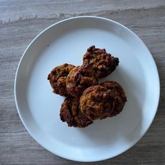 A picture of Banana pumpkin muffins | baby food and adult healthy muffin 😃.