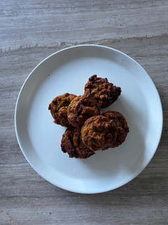 A picture of Banana pumpkin muffins | baby food and adult healthy muffin 😃.