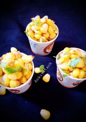 A picture of Masala sweet corn.
