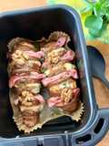 ☆Patates Douces Hasselback, Bacon et Mozzarella à l’Airfryer☆