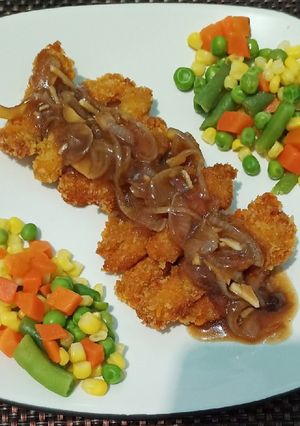 Foto resep Chicken Tempura Teriyaki Sauce