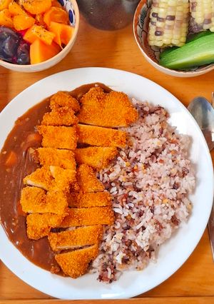 Foto resep 634. Kari Ayam Katsu