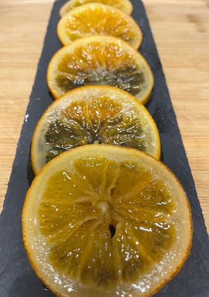 Una foto de Naranjas Confitadas