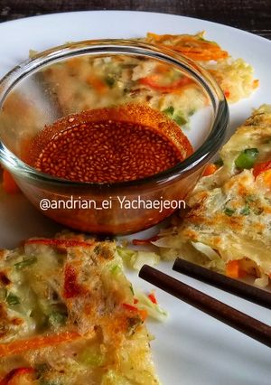 Foto resep Yachaejeon (Korean Vegetables Pancake) #selasabisa