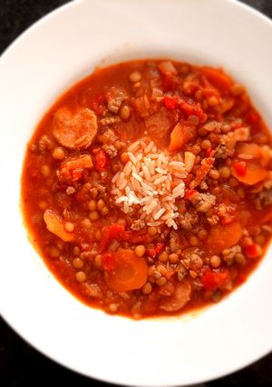 Una foto de Guiso de lentejas 🍛